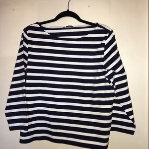 J CREW BRAND NEW STYLE NAVY AND WHITE STRIP